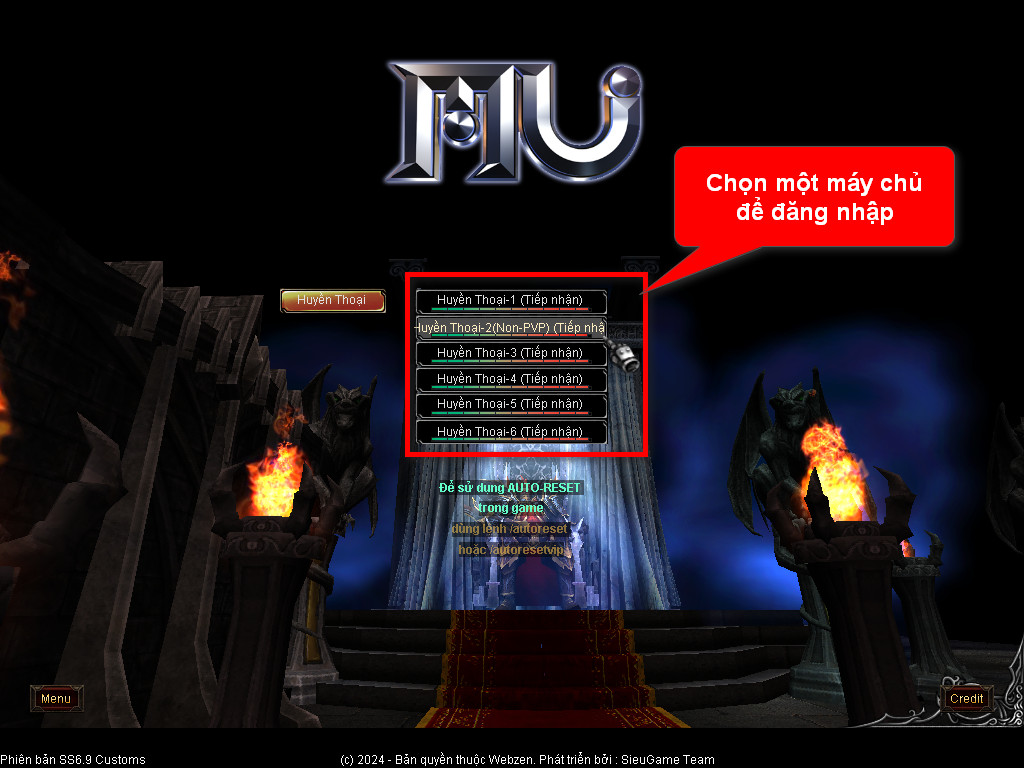 Chức năng chính của Game MU Minh Long Chức năng chính của Game MU Minh Long